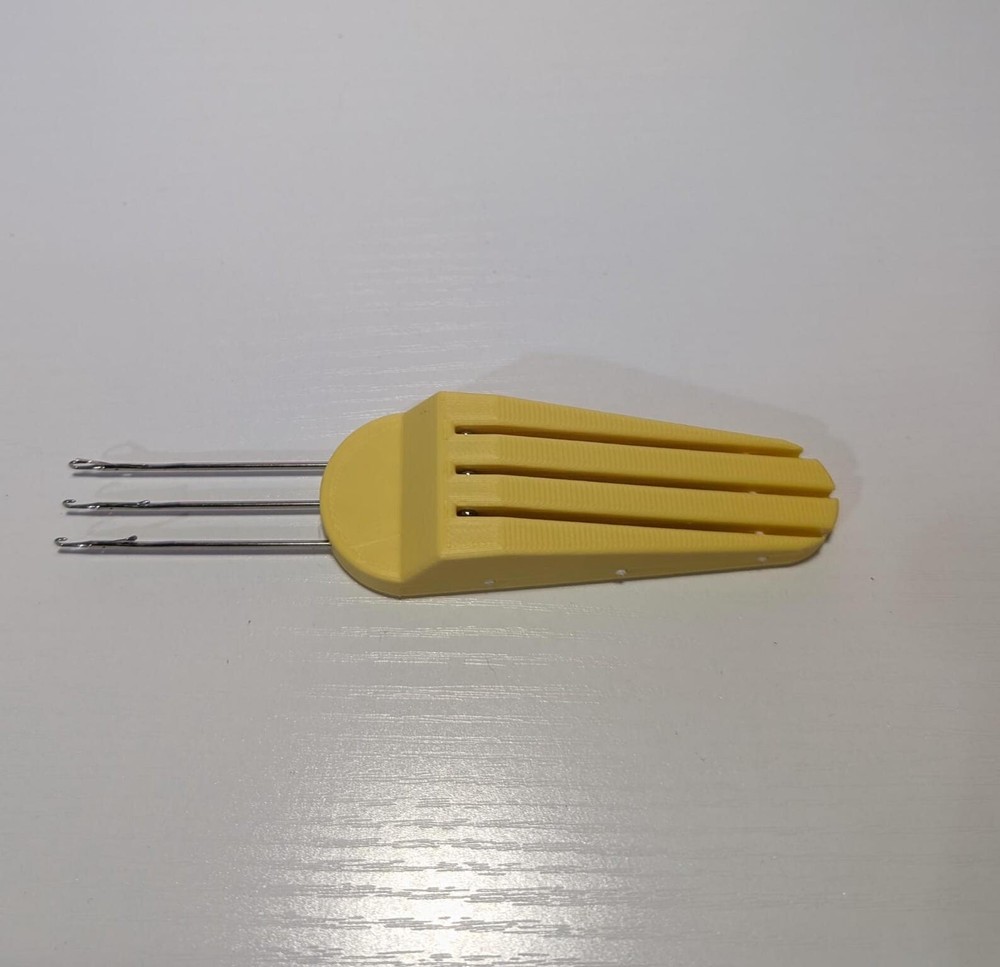 3D Printed Handle Cordsmith I-Cord Tool w/ Replaceable Needles - 3 Hook & 4 Hook