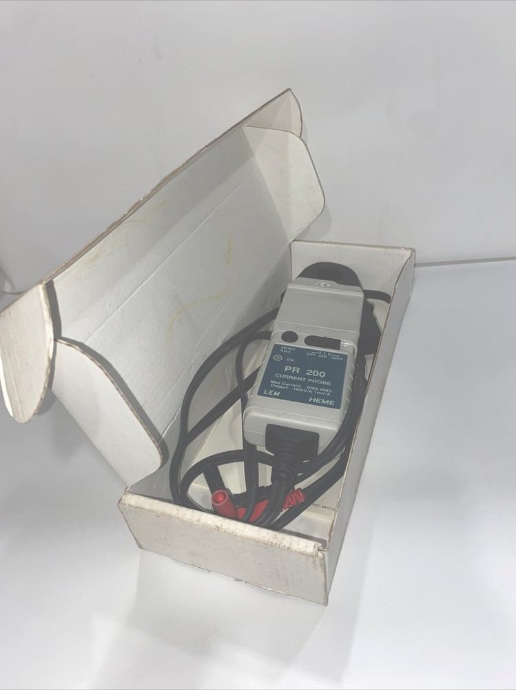 New LEM PR200 Current Probe 200 Amp