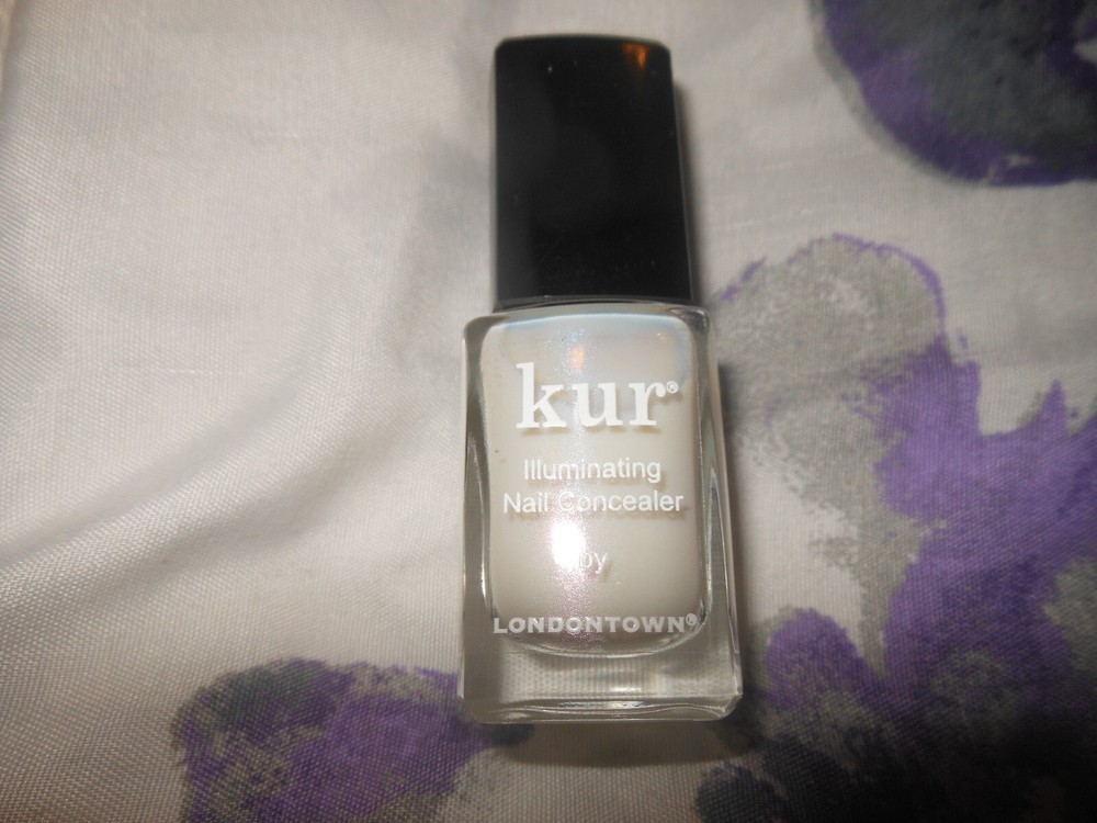 KUR BY LONDONTOWN ILLUMINATING NAIL CONCEALER MILKY WHITE BASIC FULL SIZE 0.4 OZ