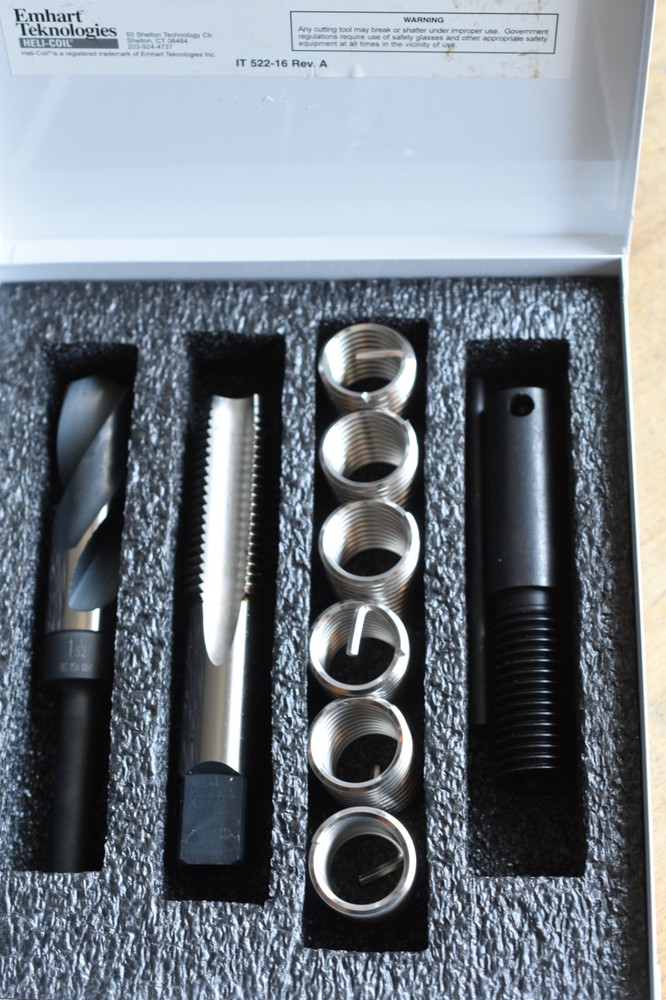 HELI-COIL Thread Repair Kit: 1"-8 Thread size, 5521-16