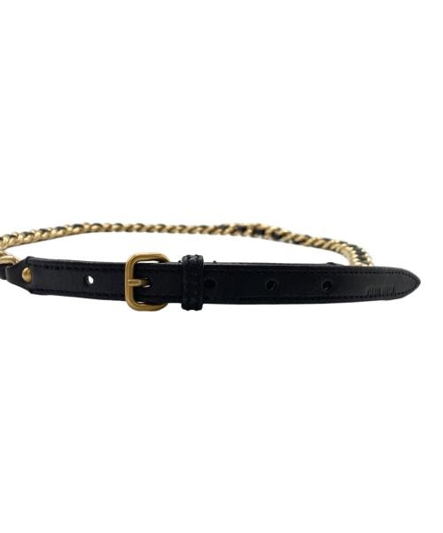 MIU MIU Chain belt black