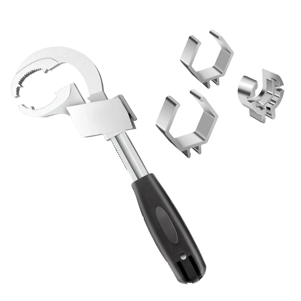 Multi-Function Sink Wrench Set Adjustable 27-80mm For Plumbing Pipe Nut Tool