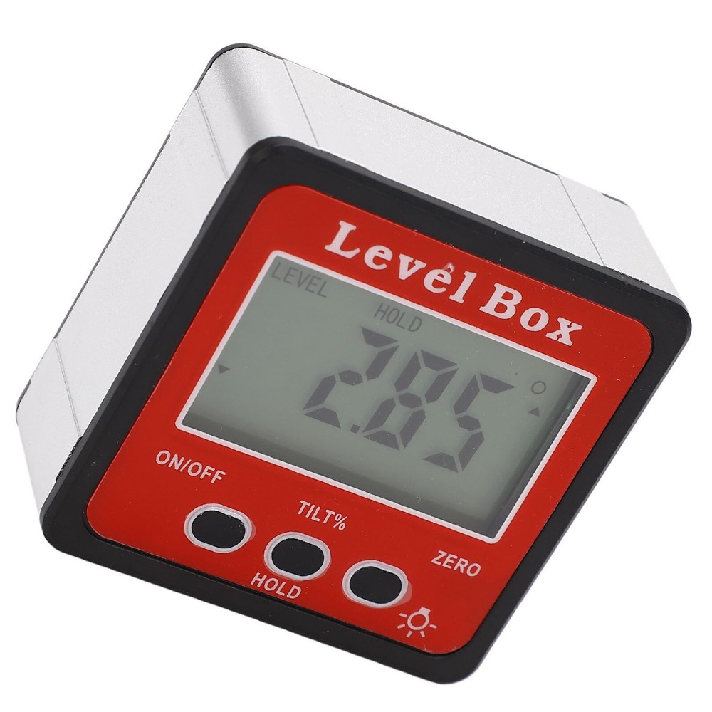Digital Level Box Accurate Magnetic Portable Size Protractor Inclinometer