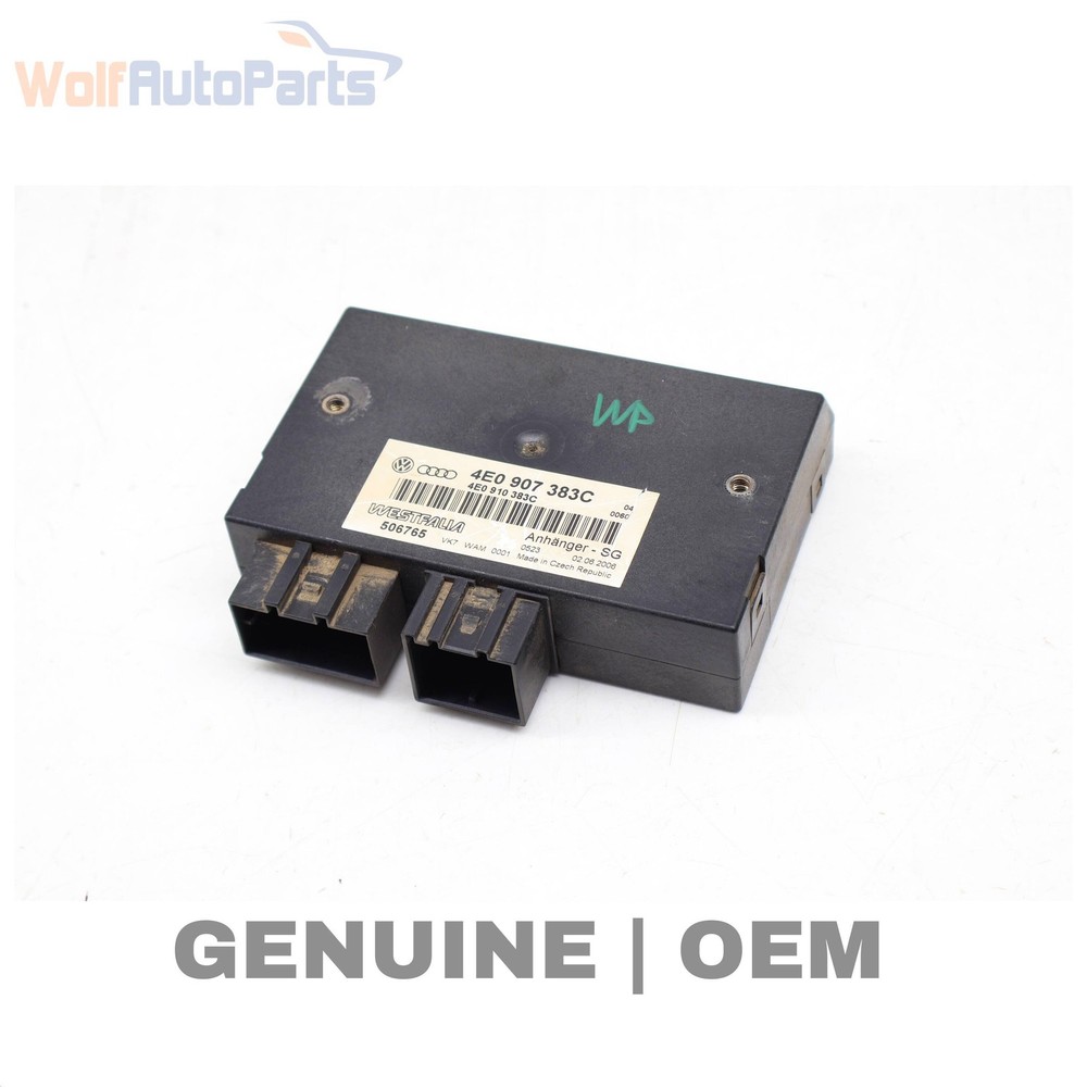 2005-2007 AUDI A8 W12 D3 - Trailer Control UNIT / Computer 4E0907383C