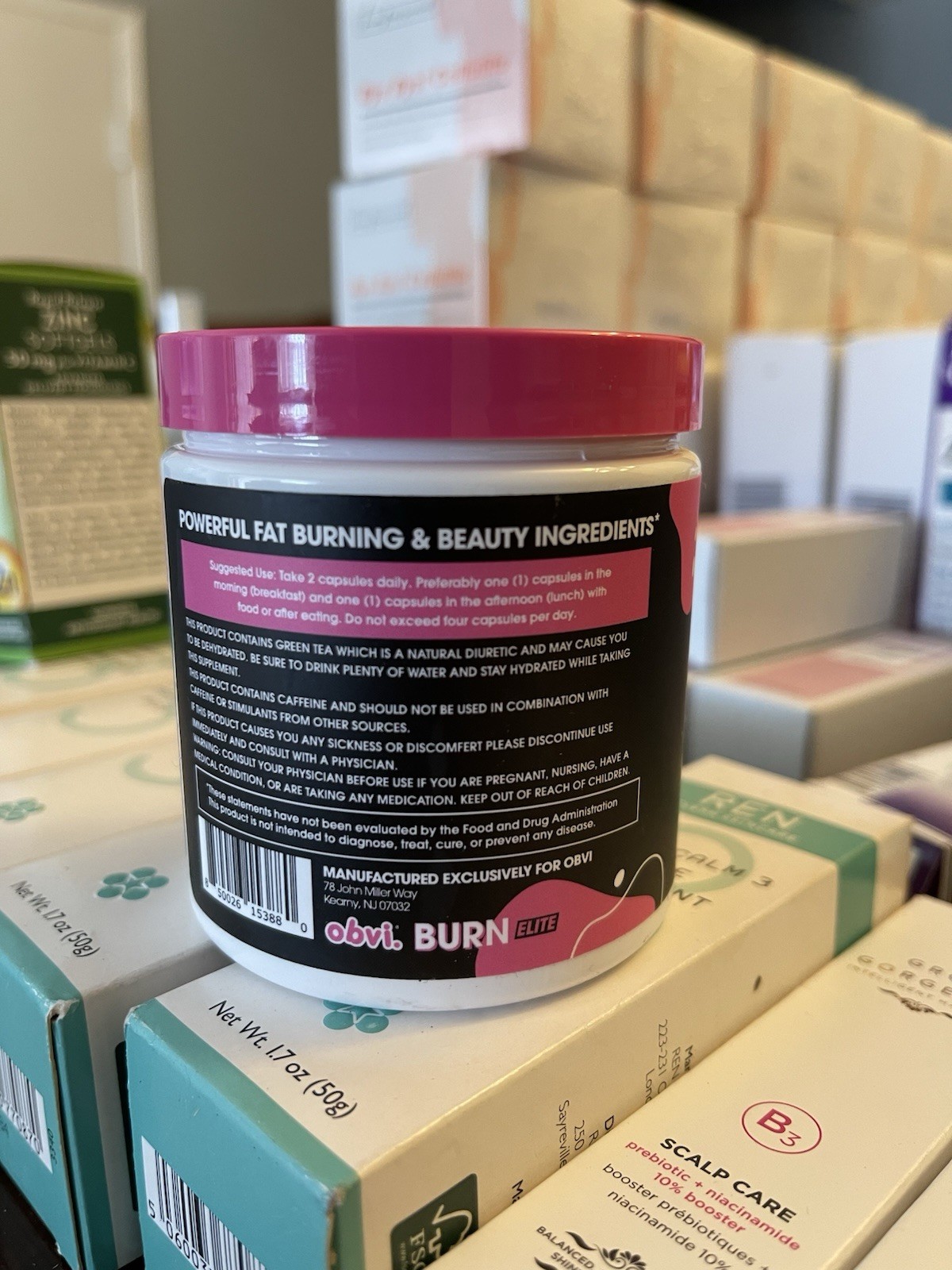 obvi. COLLAGENIC BURN ELITE Metabolism Fat Burning & Beauty 60 Cap EXP 03/2027