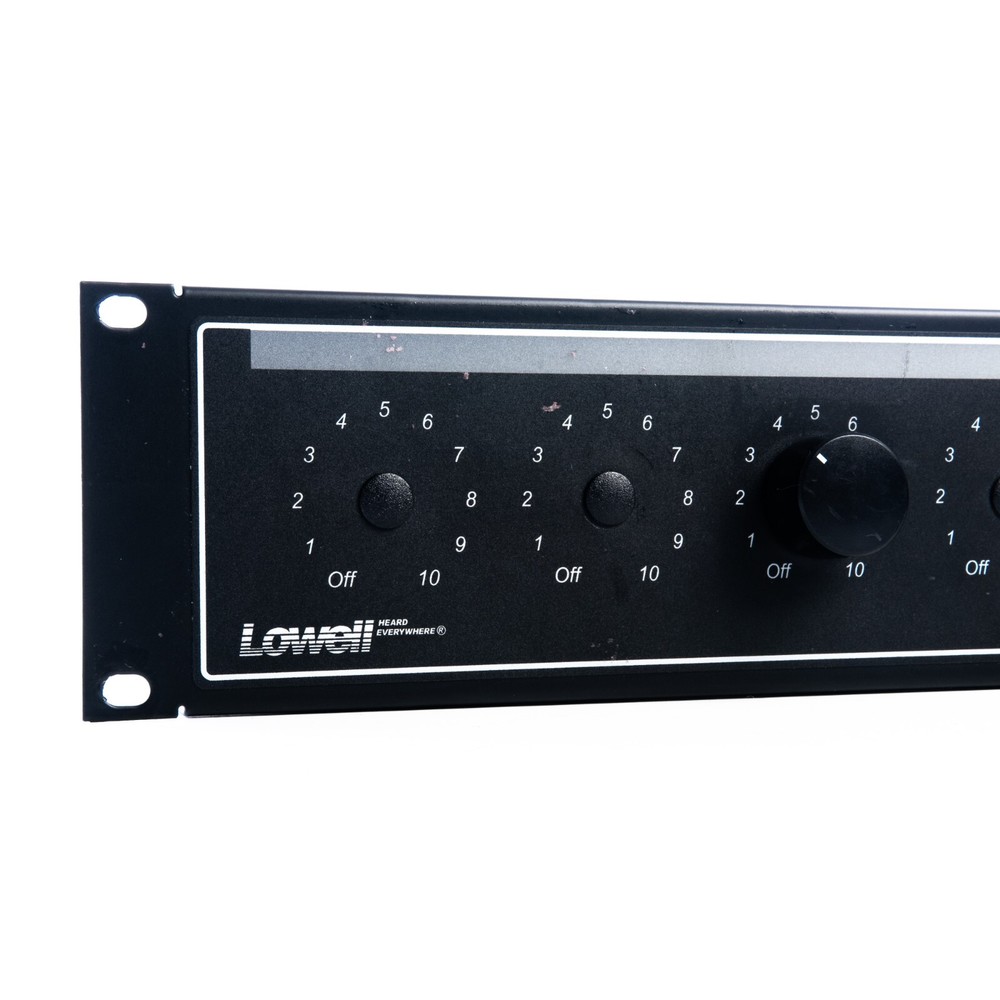 Lowell LVC8PID2 Rack Panel-Volume Control-2U loaded with 3 Mono Attenuators