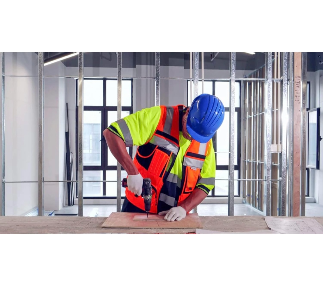 3M Reflective Stripes Safety Vest Workwear For Men And Women Hi-Vis Vest