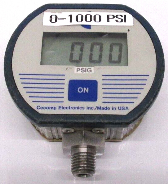 Cecomp DPG1000B 1000PSIG-5 Digital Pressure Gauge BR.