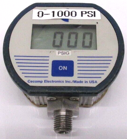 Cecomp DPG1000B 1000PSIG-5 Digital Pressure Gauge BR.