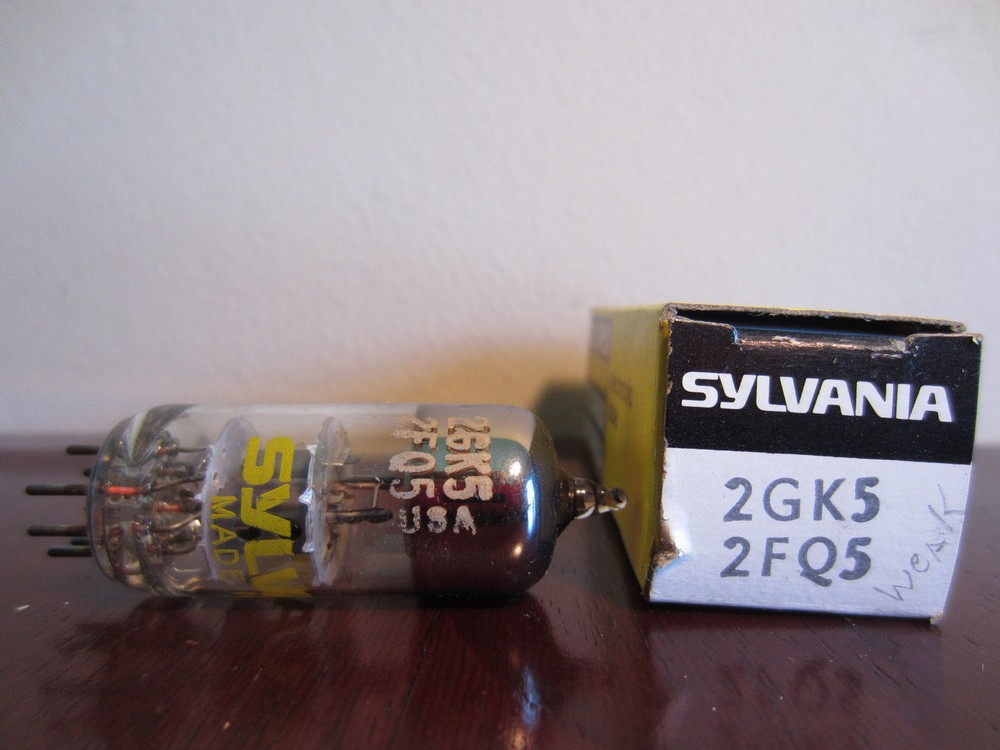 Sylvania 2GK5 2FQ5 Electronic Tube