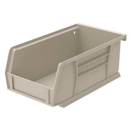 Akro-Mils 30220Stone Hang & Stack Storage Bin, Plastic, 4 1/8 In W, 3 In H, 7