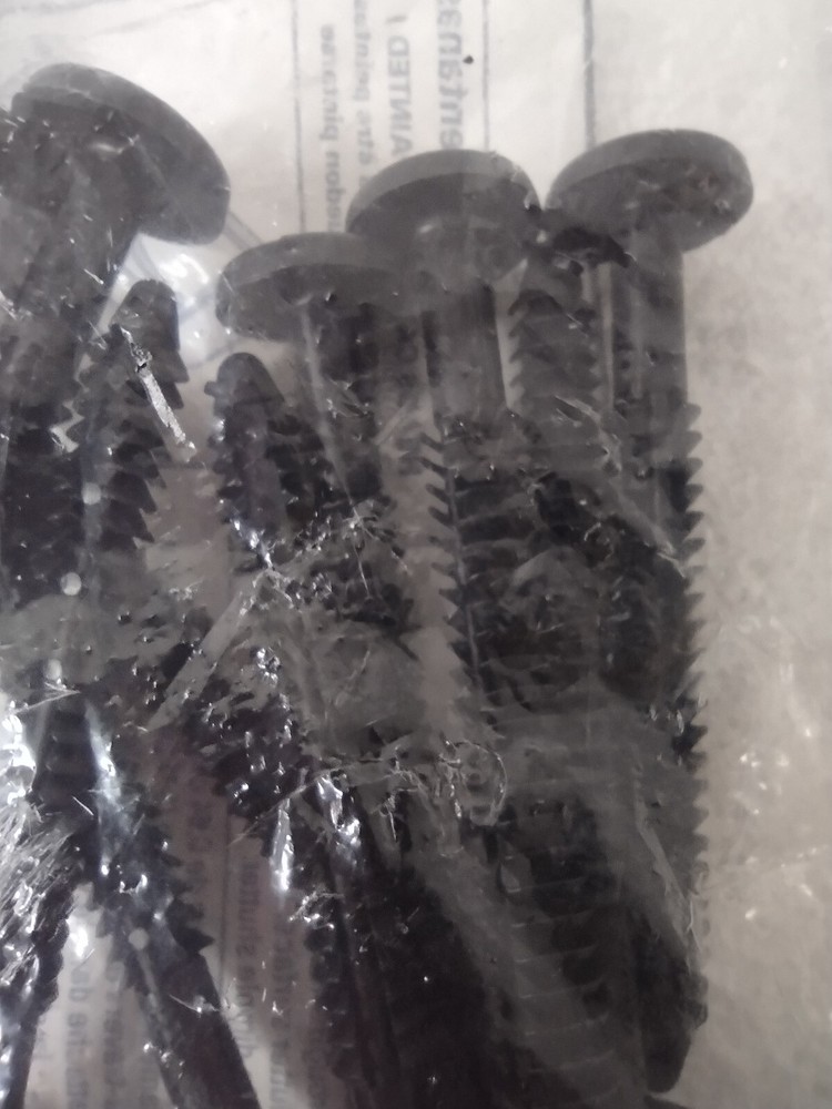 Window Shutter Fasteners 3" Spike Lock Fasteners Forest Black - 12CT