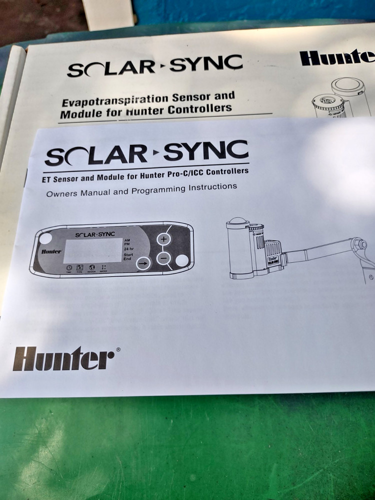 Hunter Solar-Sync Evapotranspiration Sensor and Module for Controller