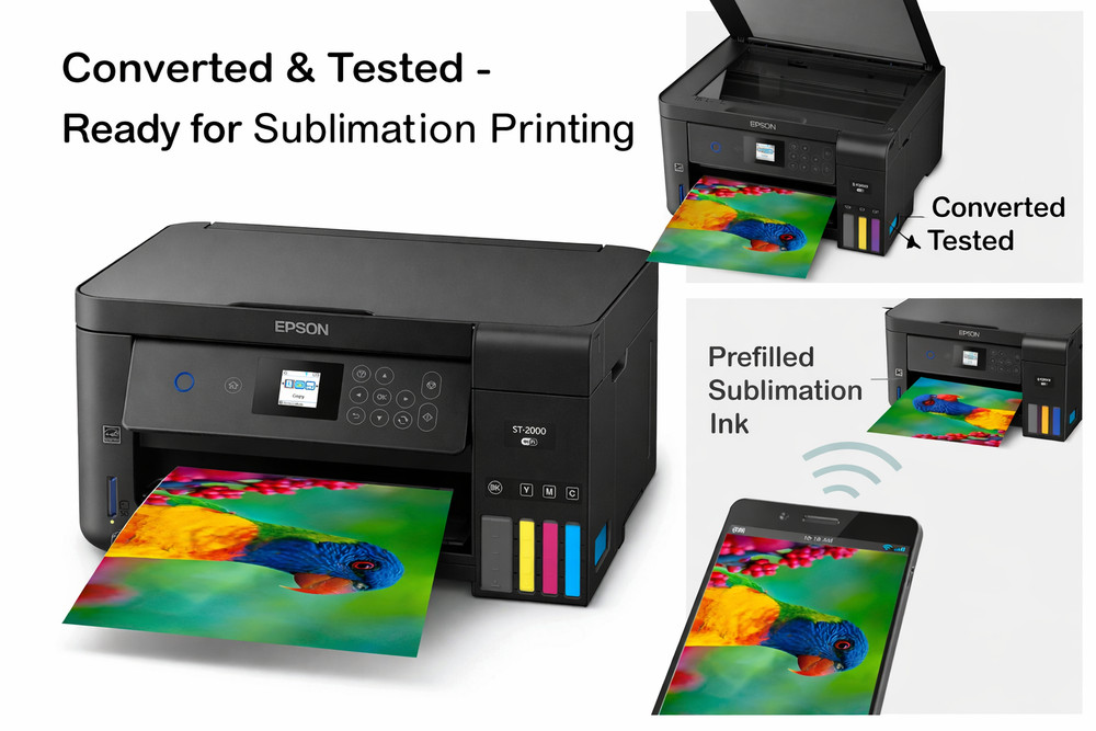 Epson EcoTank Sublimation Printer – Tested & Working