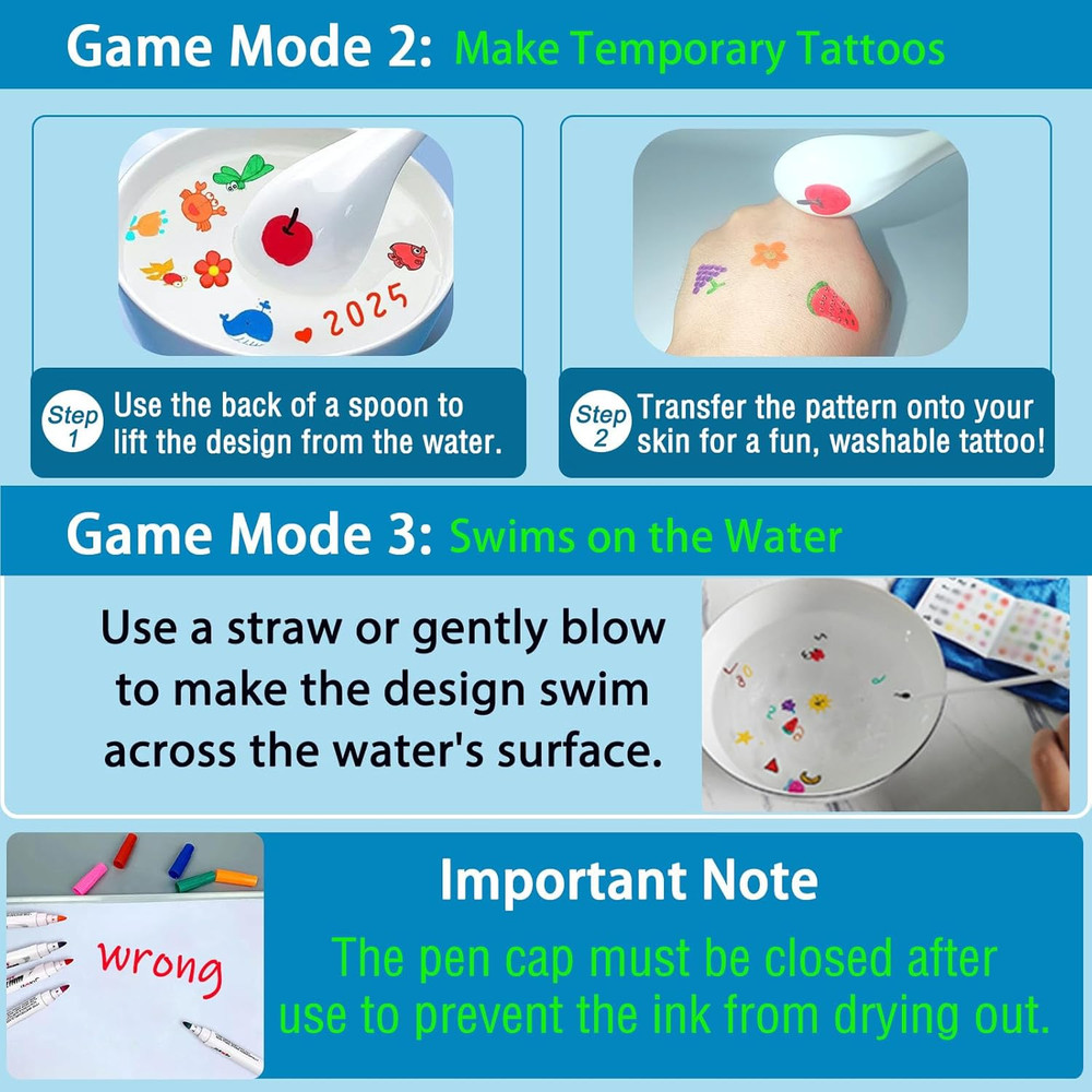 2 Sets Kiddies Create Magical Water Floating Drawings Bundle Magical Water