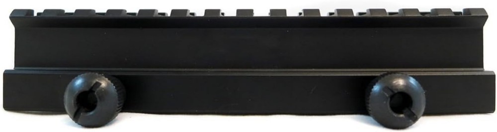 High Profile Picatinny Riser Mount 1" Black Durable