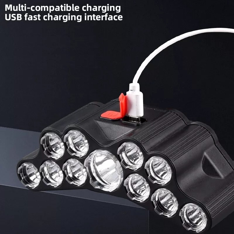 Super Bright LED Headlamp Rechargeable Headlight Head Torch Work Lamp Flashlight