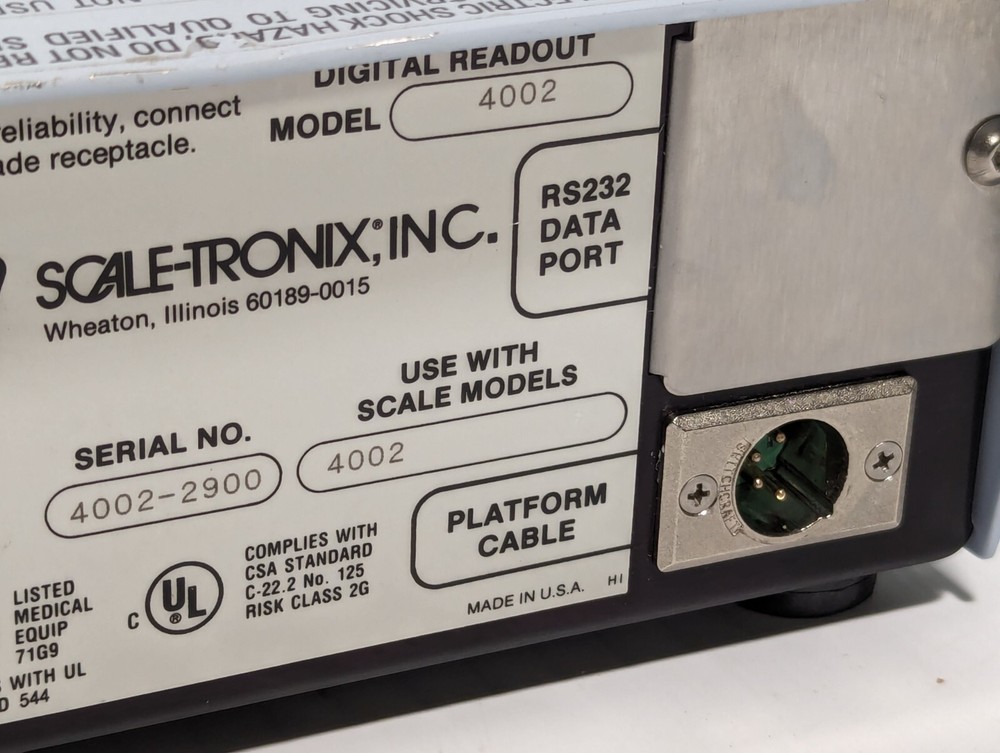 Scale-Tronix 4002 Infant Scale Display Unit Module MPN: 4002-2900
