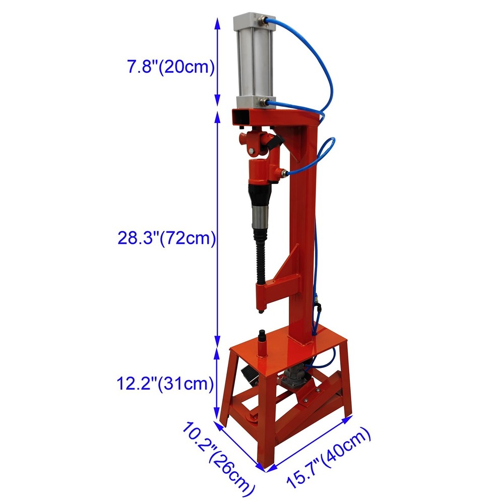 TECHTONGDA® Hydraulic Rivet Machine 13mm Trachea Dia. Pad Riveter Machine
