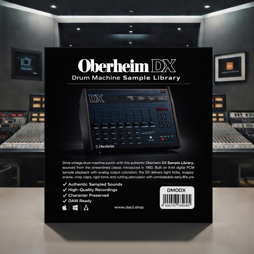 Oberheim DX Drum Machine Sample Library