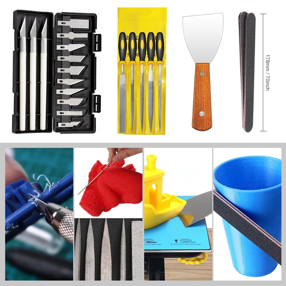 Multi-Purpose Pro Grade 3D Printer Accessories Kit, Professional-Grade Tools