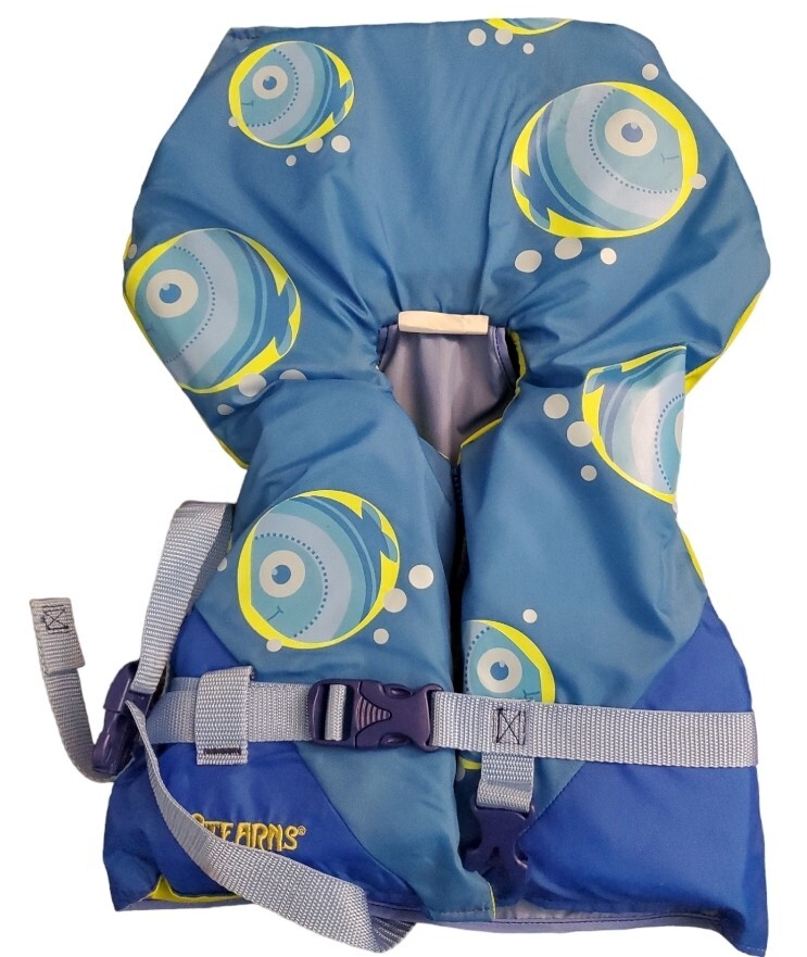 Sterns Infant Life Vest for Under 30lbs Blue Fish