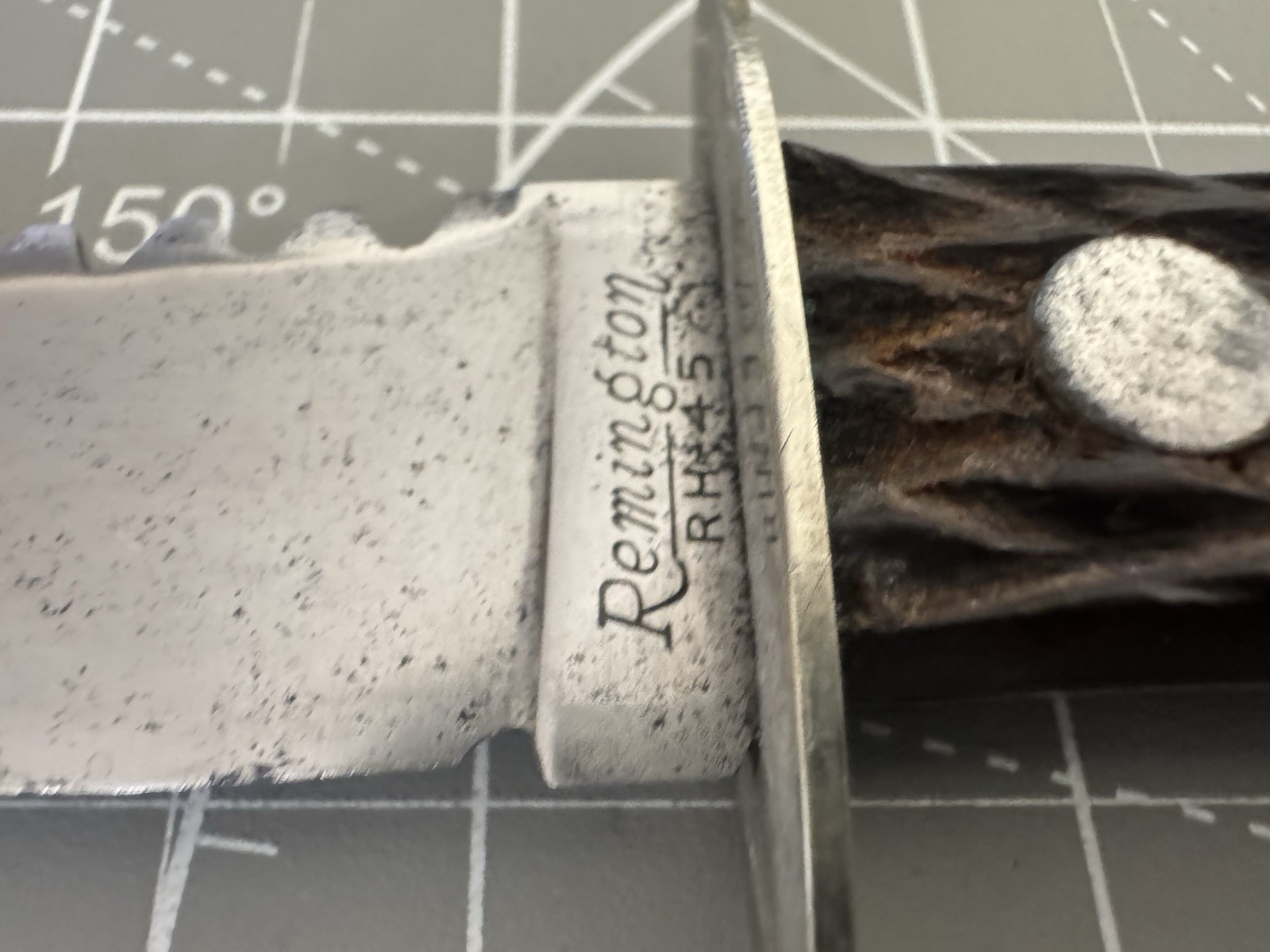 Vintage 1920-1939 Remington RH-45 Wood Handle Fishing Filet Knife 10" Overall