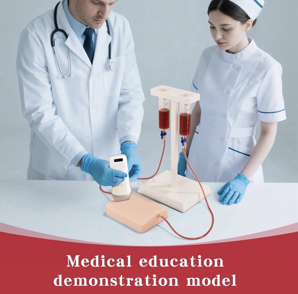 Vascular Puncture Training Model Ultrasonic Simulator for Medical-Education