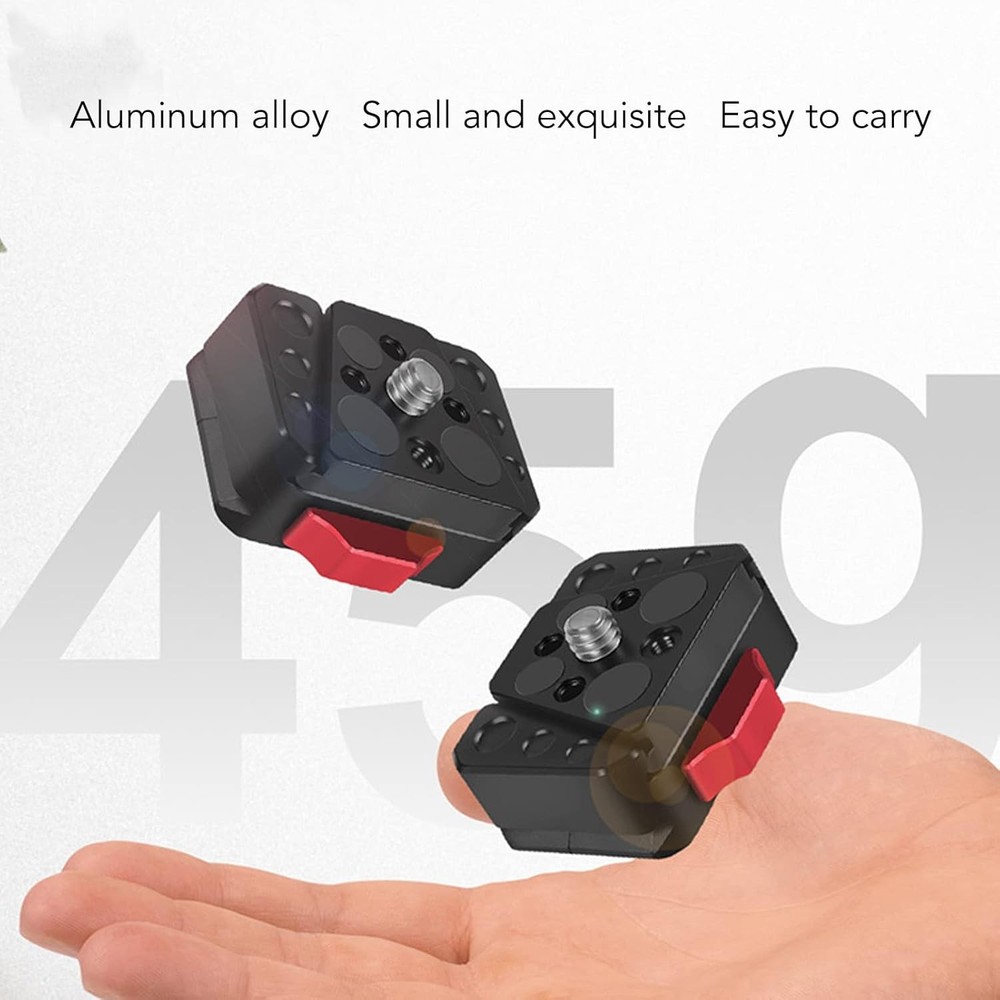 PUSOKEI V Lock Quick Release Plate, Mini V Mount Baseplate with Default