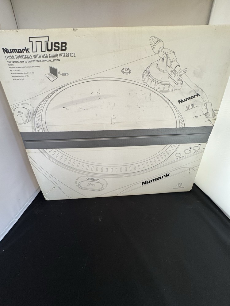 Numark TTUSB DJ Turntable USB Interface, Belt Drive, Pitch Control, Phono Preamp