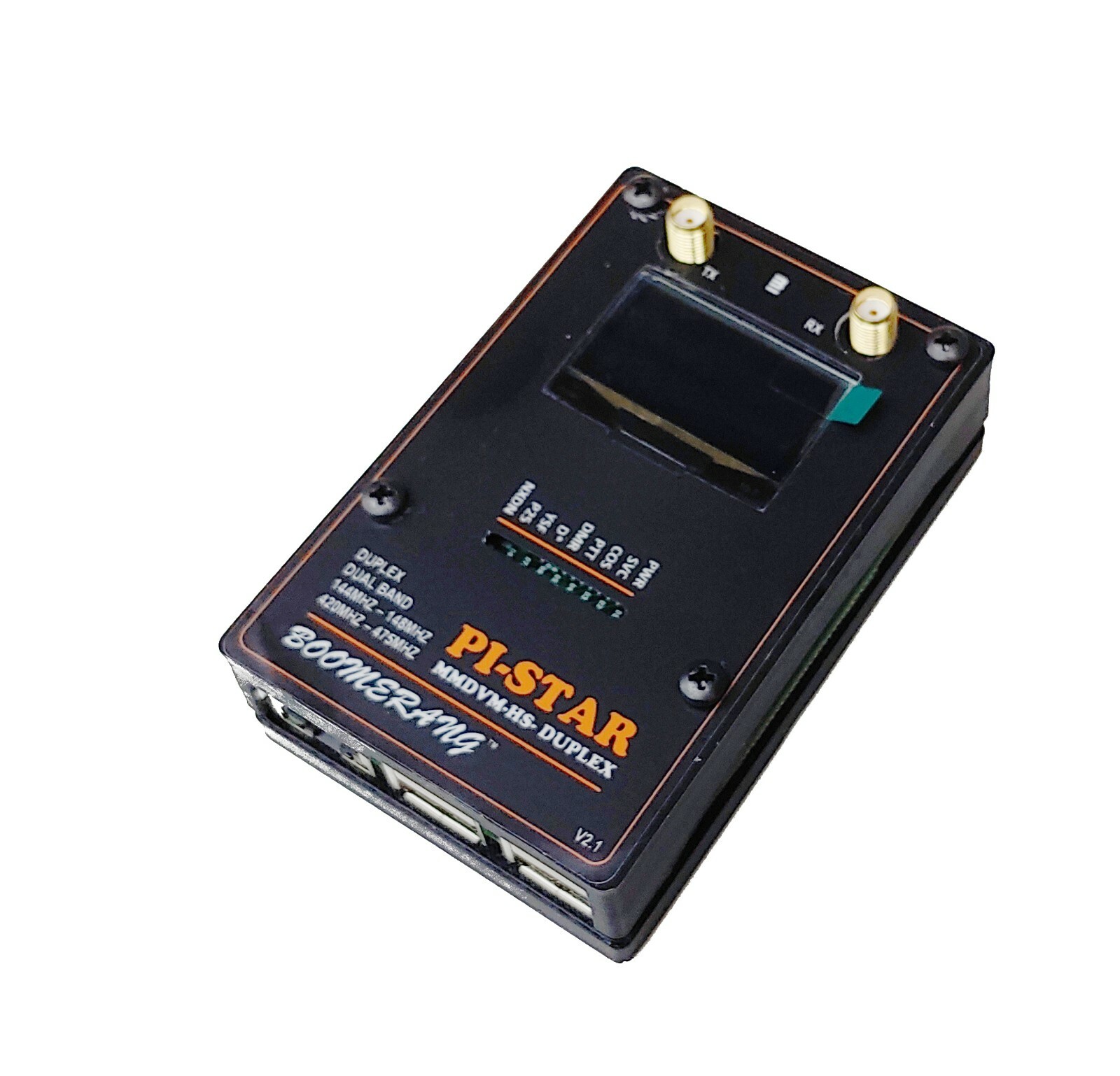 DMR Hotspot Duplex MMDVM TS1 & TS2 UHF Display Ethernet WIFI Boomerang HSPRO