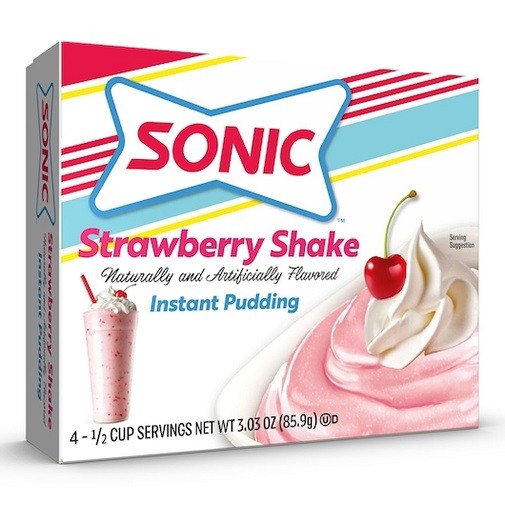 Sonic Instant Pudding & Pie Filling Strawberry Shake 3 Pack