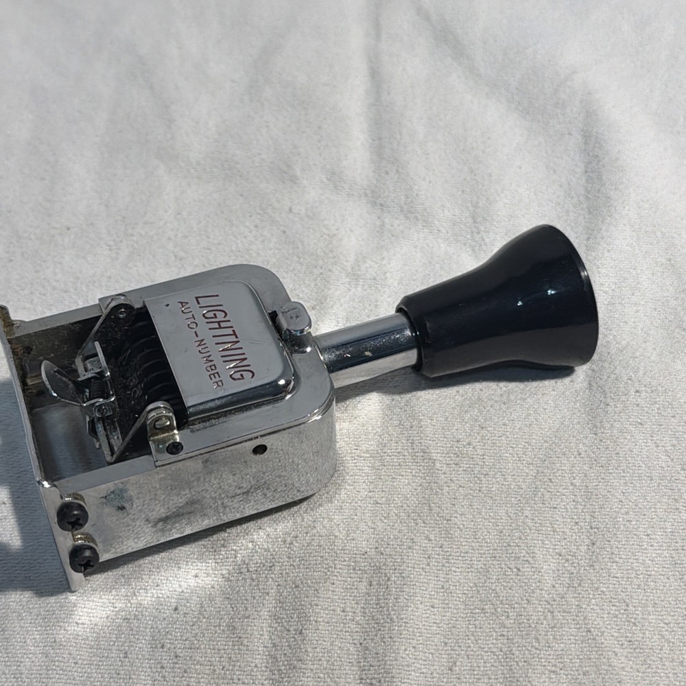 Vintage Auto Numbering Stamper