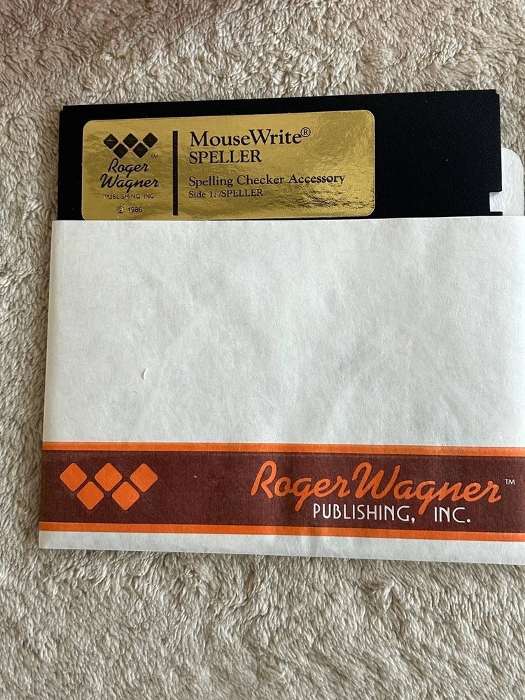 Macintosh MouseWrite Word Processor for Apple IIc IIGS IIe. Software 1985-86 #1