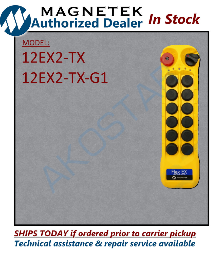 Magnetek 12EX2 Flex Radio Remote Control replacement spare Transmitter unit