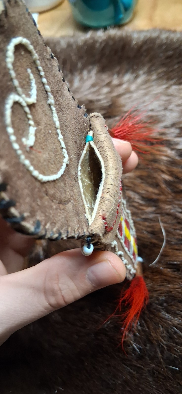 Native American Quilled Knife Sheath