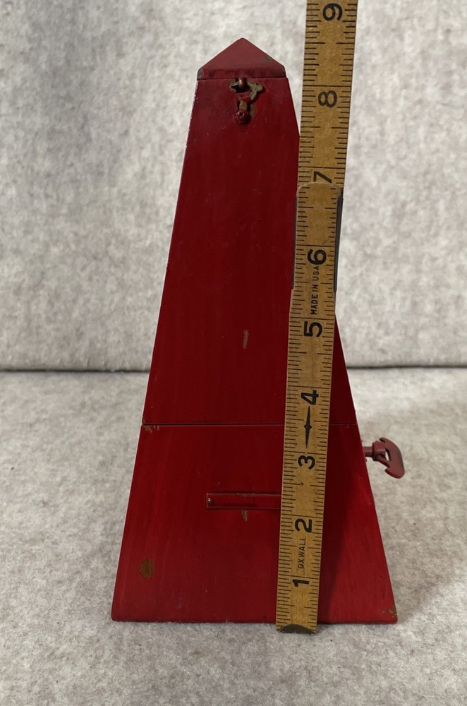 VTG Seth Thomas Metronome Red
