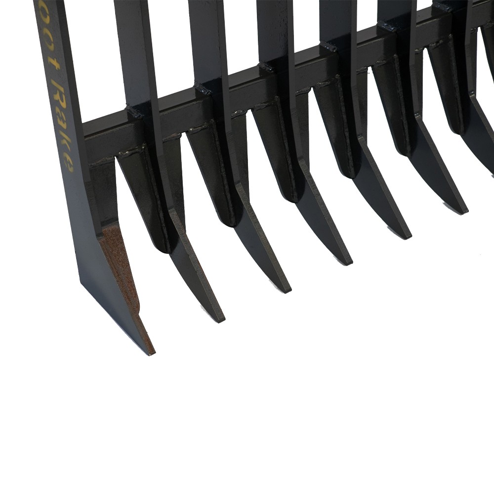 72in Wolfequip Root Rake SSQA Skid Steer Attachment for Brush Debris Remove