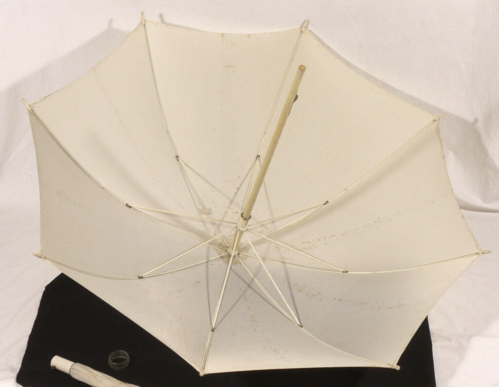 PRL) EPG 2x WHITE SOFTBOX UMBRELLA FLASH DIFFUSER PHOTO STUDIO UMBRELLA