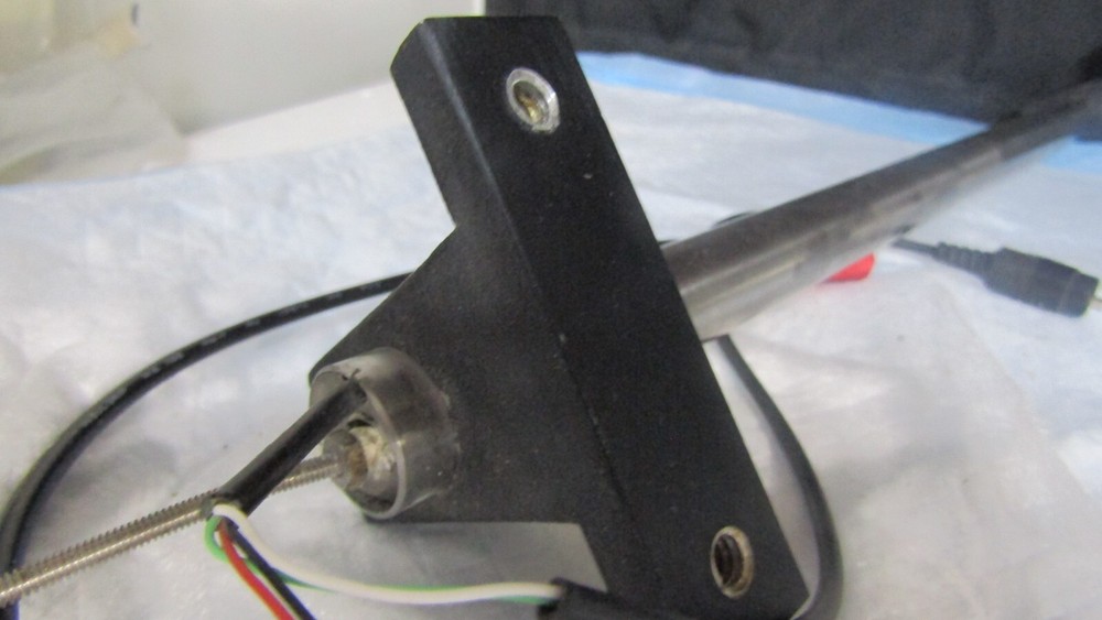 Schaevitz Eng. LVDT TYPE 3000 DC-E Wired with RCA Jacks Has Mounts.