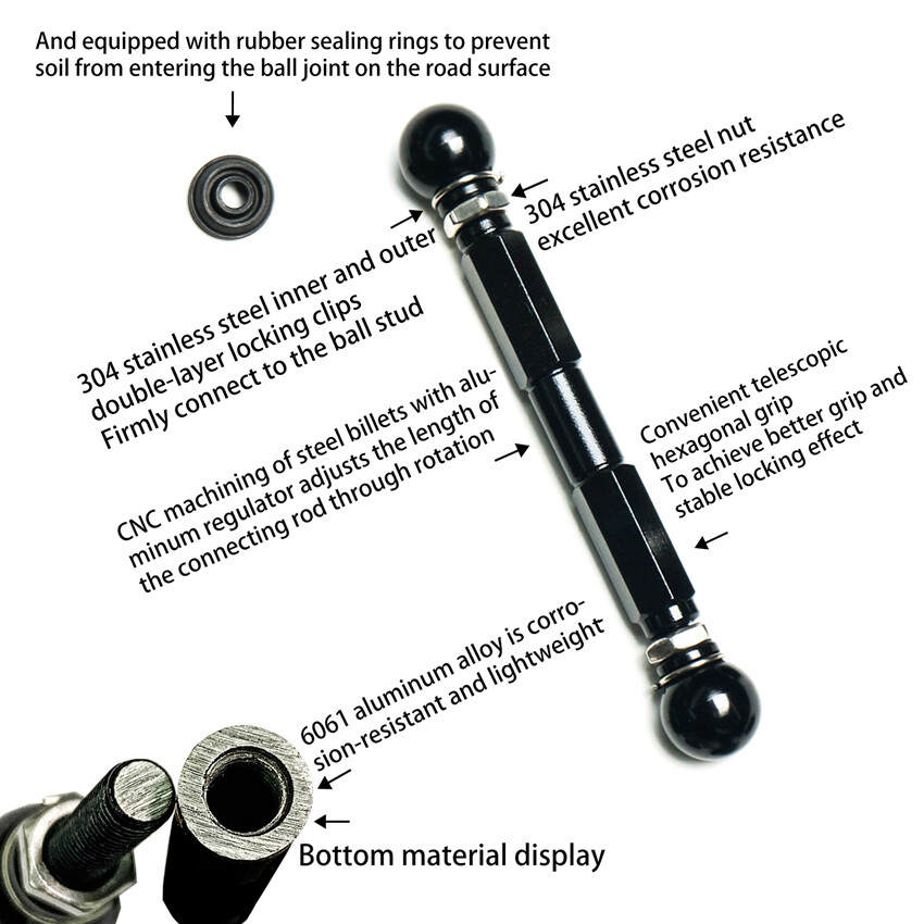 For Mercedes Benz E W213 E43 E53 E63 Adjustable Lowering Link Air Suspension Kit