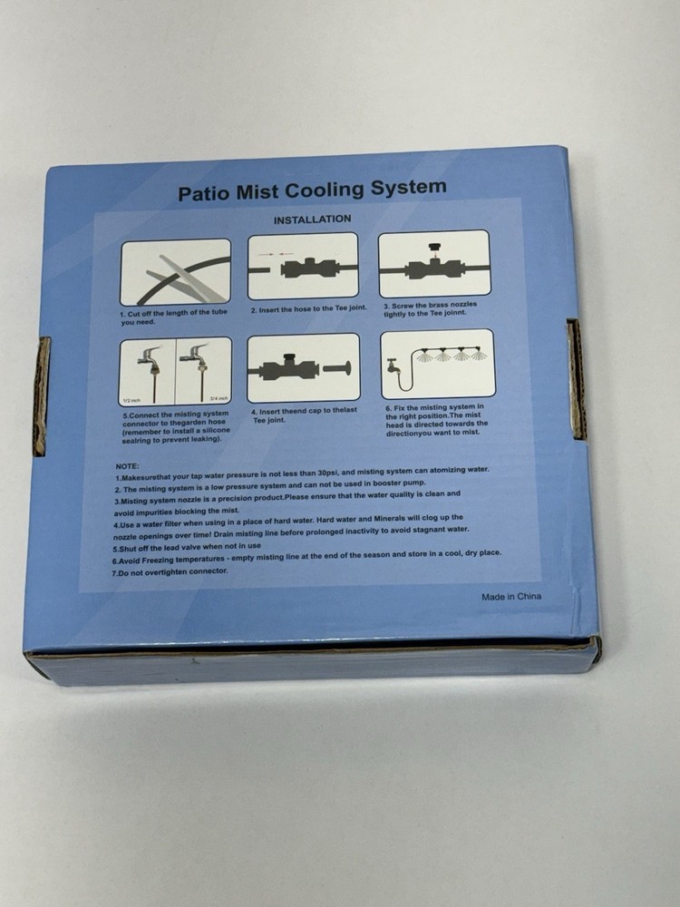 Patio Misting System