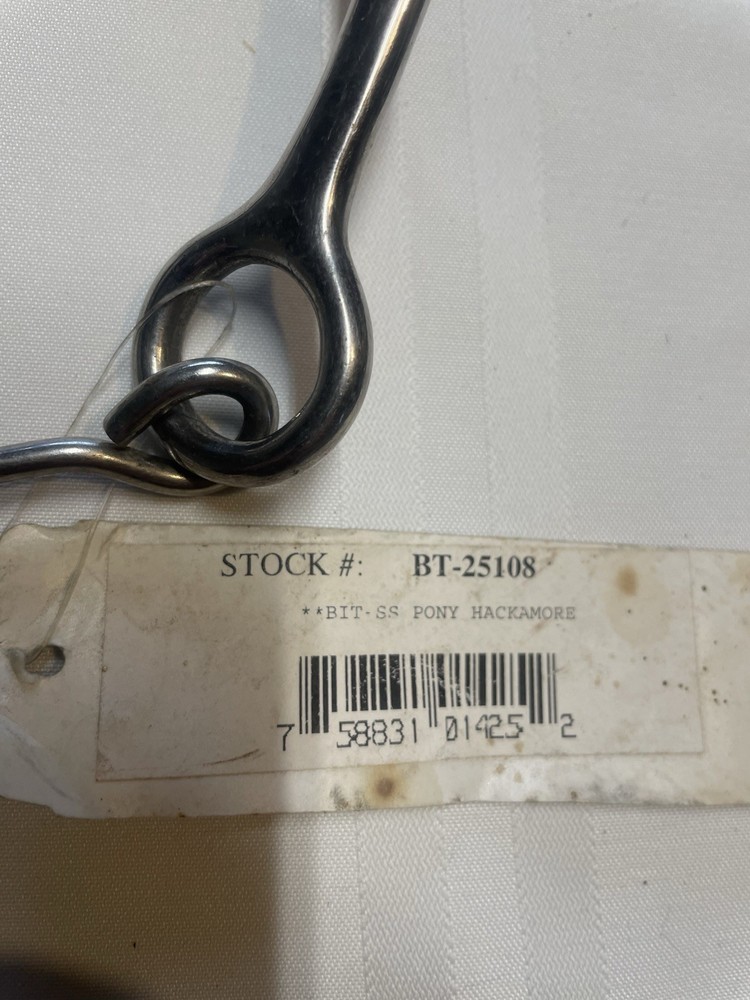Western Heritage Pony Hackamore W/ Rubber Bit.. NWT.