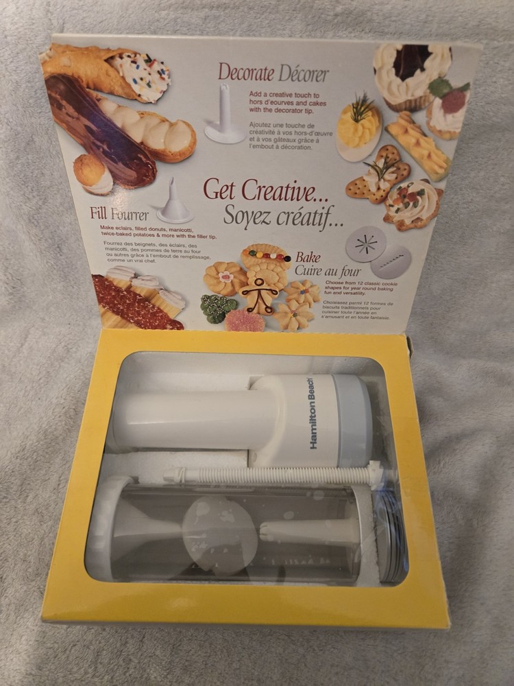 Hamilton Beach Cordless Cookie Press 80080 WORKS