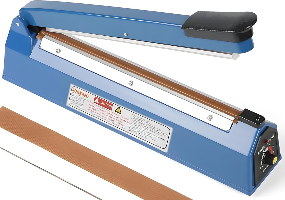 Impulse Sealer 16 Inch Manual Heat Sealer Machine with Adjustable Heating Mode,