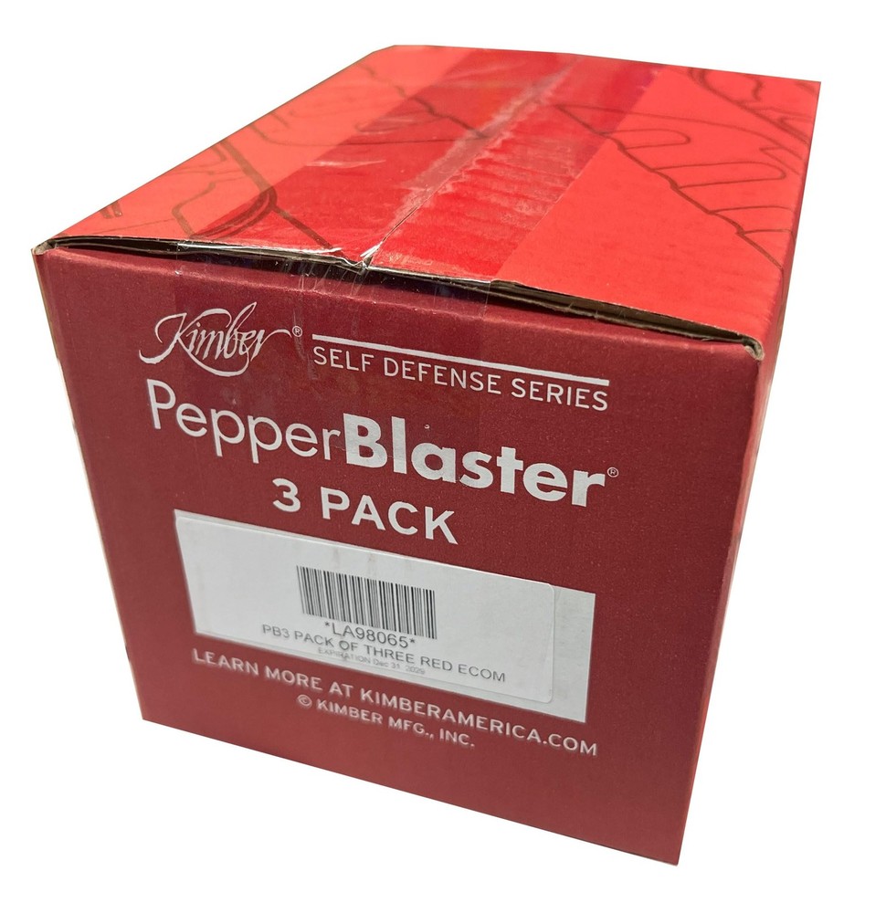 Less-Lethal PepperBlaster 3 - (3 Pack) - Red