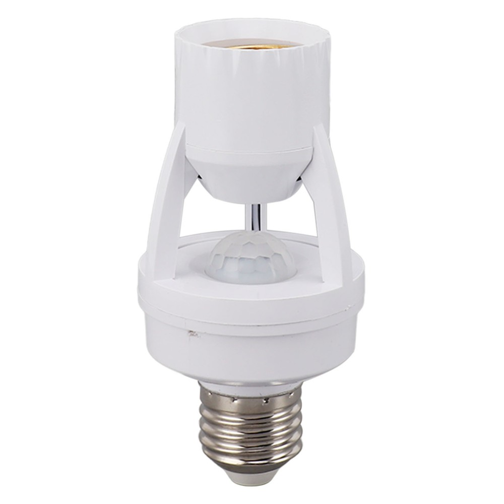 Motion Sensor Light Socket Automatic Nighttime On Off For Basement