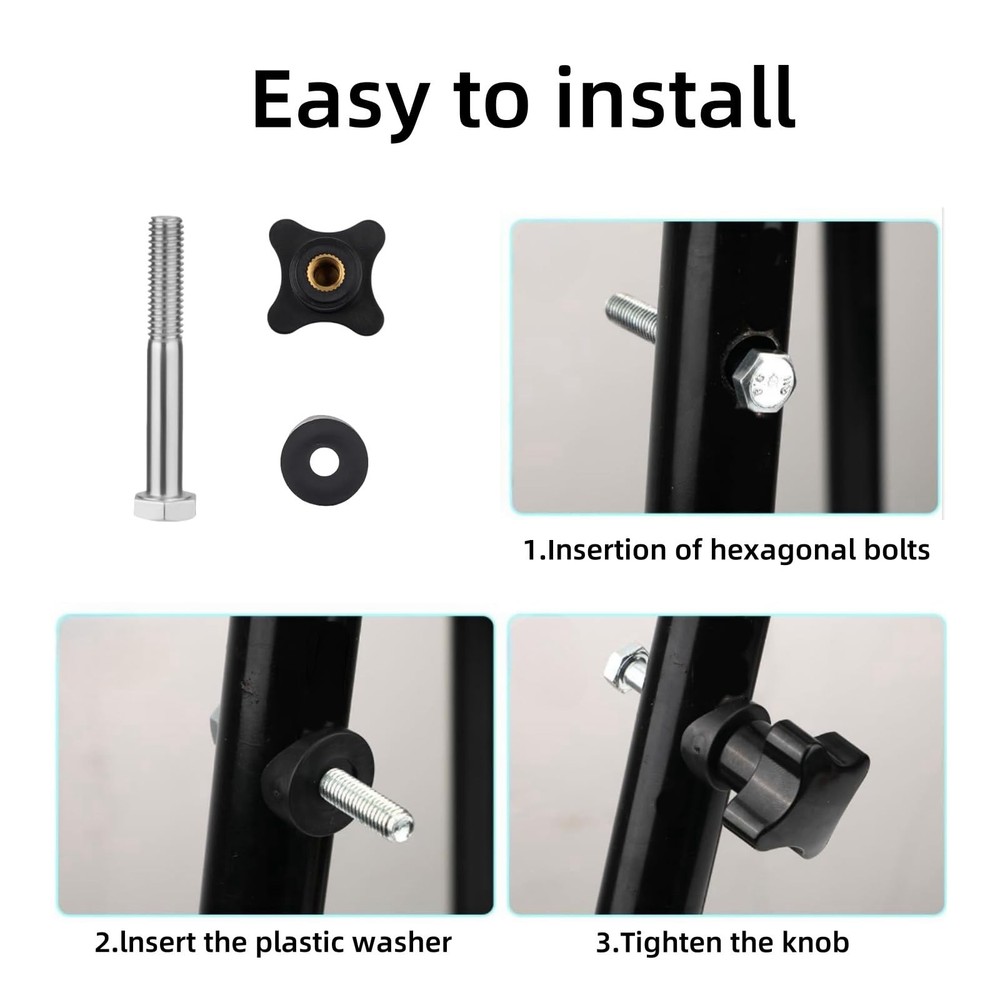 SZHSYJY 2 Set Rollator Walker Replacement knobs,Universal,Replacement Black