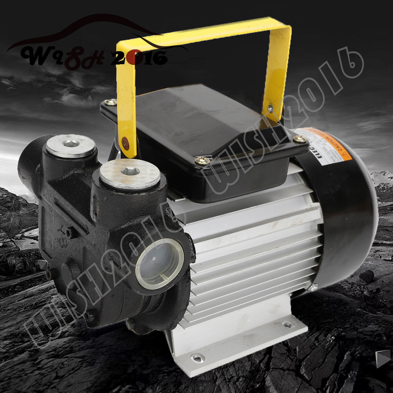 16GPM 550W Oil Diesel Fuel Transfer Pump Self Priming 110V AC 60L/min Pump