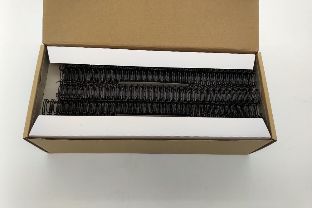 GBC WireBind Binding Spines 1/2" Black Approx. 100 Count, NEW